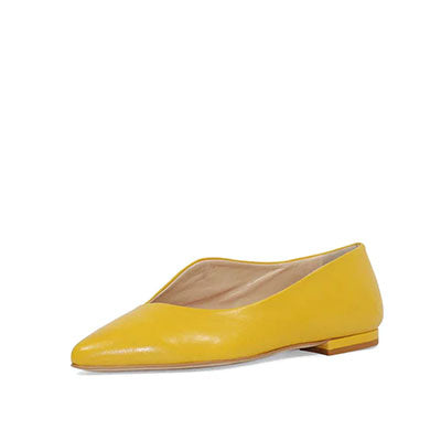 Ballerine avec cou asymétrique
